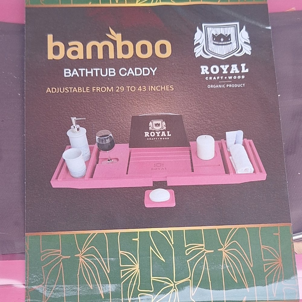 Royal Bamboo Bathtub Caddy
